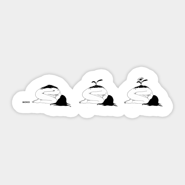 growth Sticker by MOKO